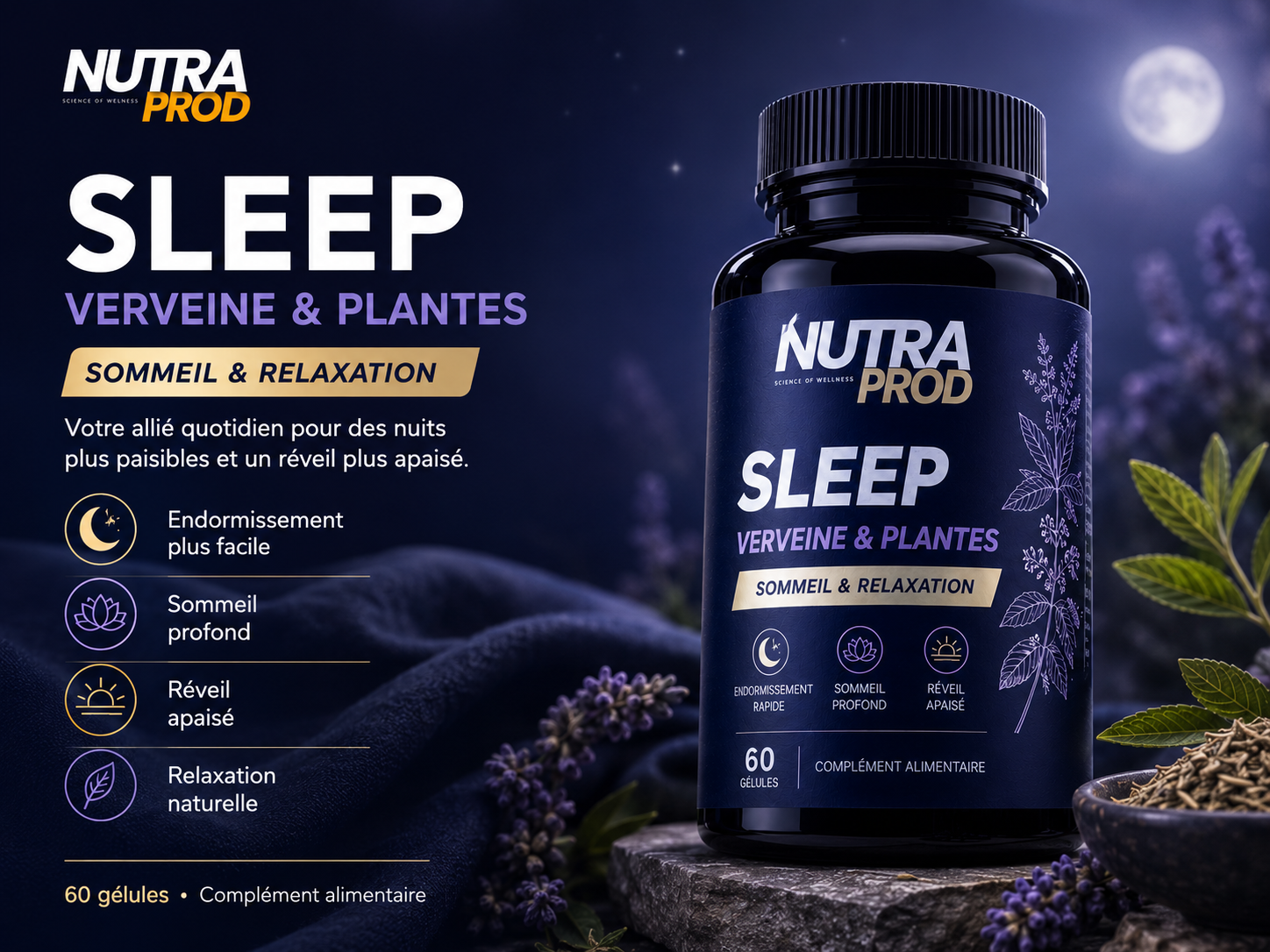 Pack Strong Nutra Prod - Black Maca + Dstress + Sleep