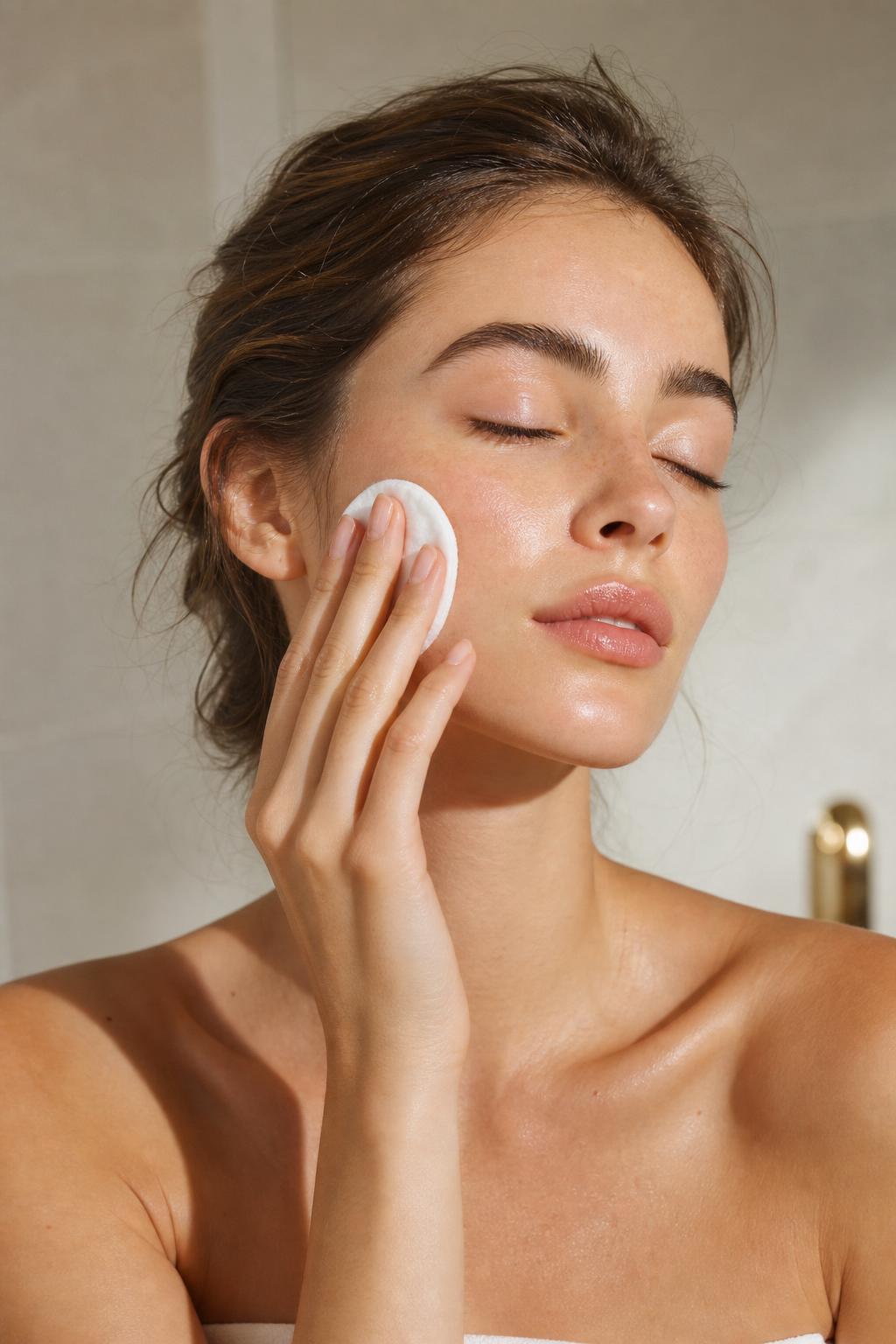 Femme appliquant un Glow Pad AMALYA